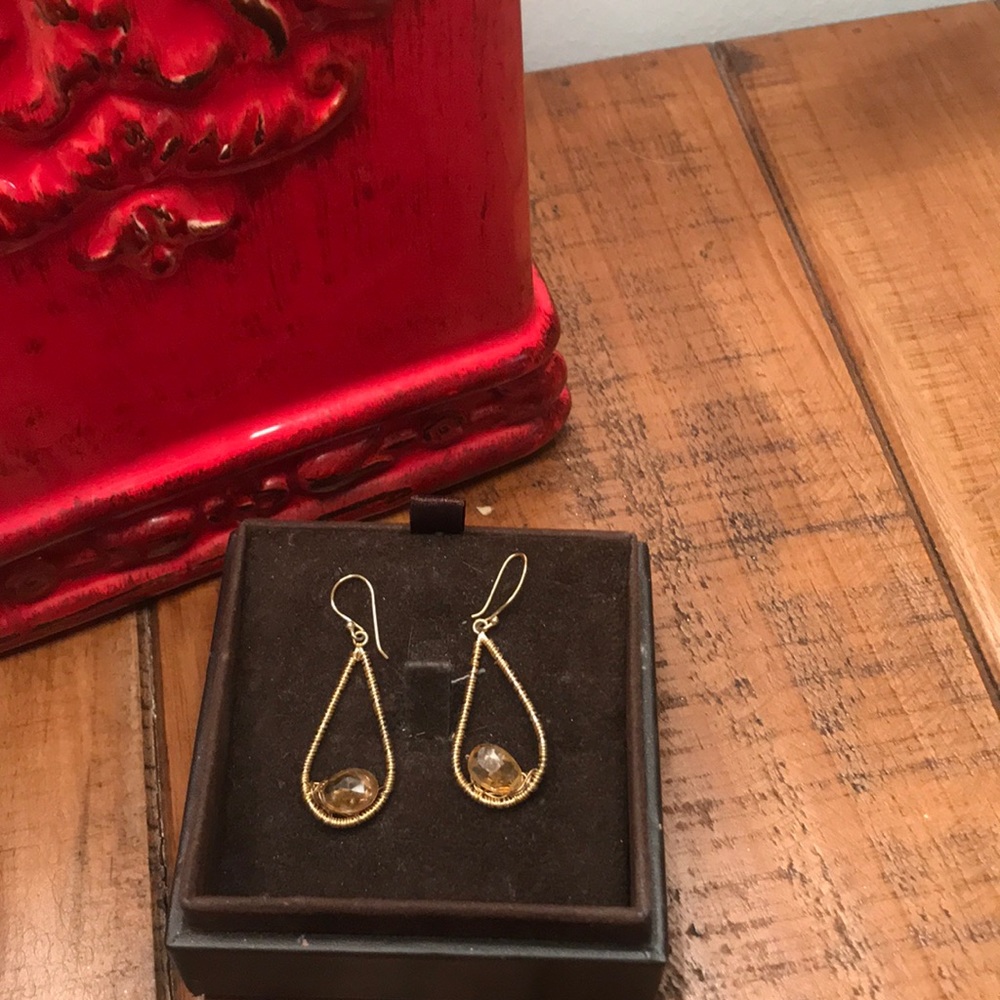 Gold Drop Earrings